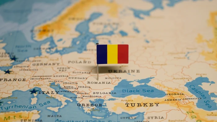 map, Romania, Europe