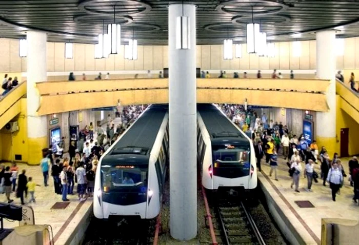 The Bucharest metro PHOTO: Metrorex