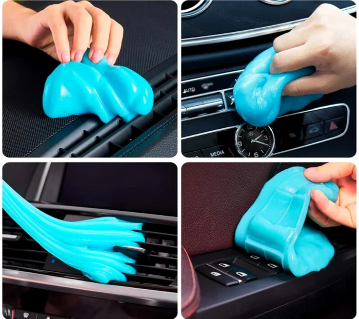 Ways in which car cleaning gel can be used inside the car Foto Emag