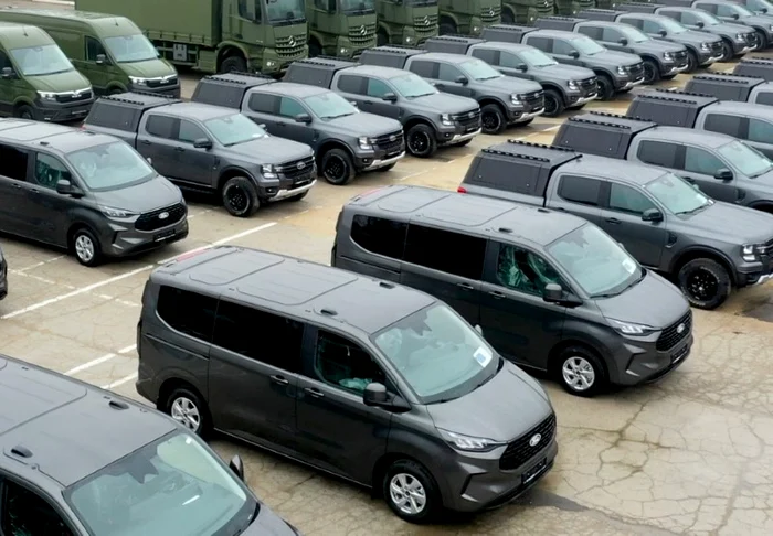 The Army of the Republic of Moldova received 66 vehicles. PHOTO: Army.md