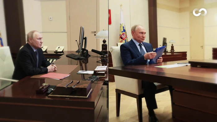 Putin has identical offices in the Kremlin, Valdai and SOci/FOTO:X