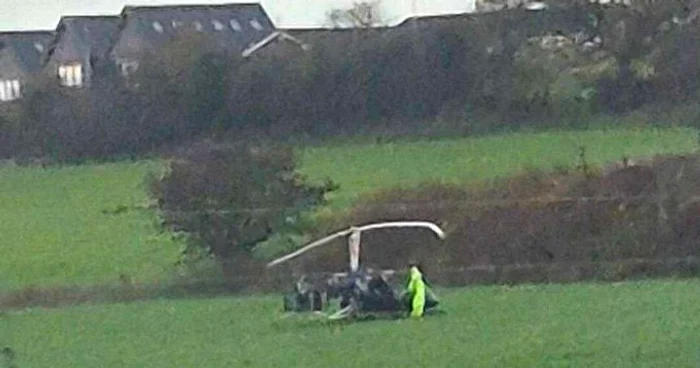 A helicopter has crashed in the UK PHOTO: X/ @YappAppLtd