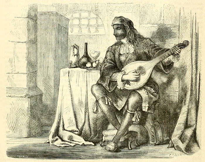 A representation of the man with the iron mask from the year 1860 PHOTO wikipedia