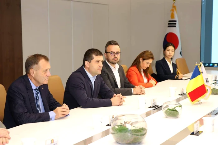 Radu Miruță, during his visit to South Korea. Source: Facebook
