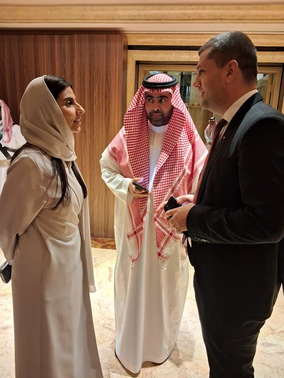 Radu Miruta. alongside Princess Sara Al Saud. Photo: Facebook. Radu Miruta