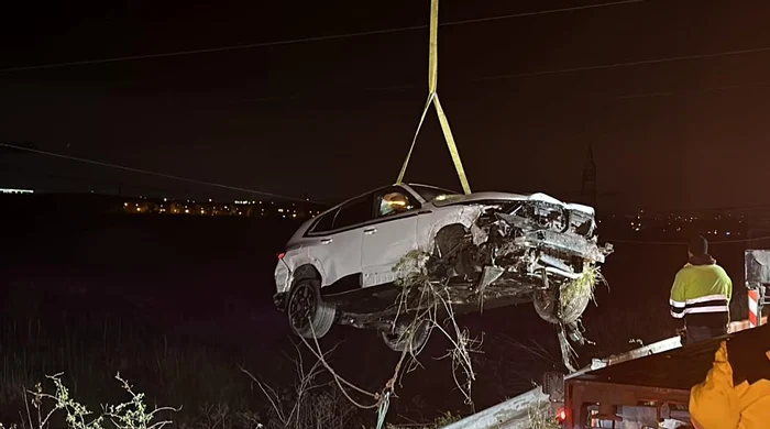 The car was destroyed PHOTO: debraila