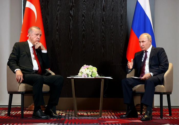 Recep Tayyip Erdogan and Vladimir Putin/PHOTO: EPA-EFE