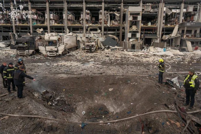 The effects of the Russian attack. PHOTO X Volodymyr Zelensky