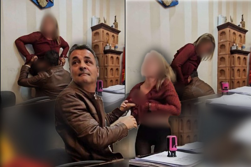 The mayor accused of sexual assault and rape after the appearance of images from his office, placed under house arrest