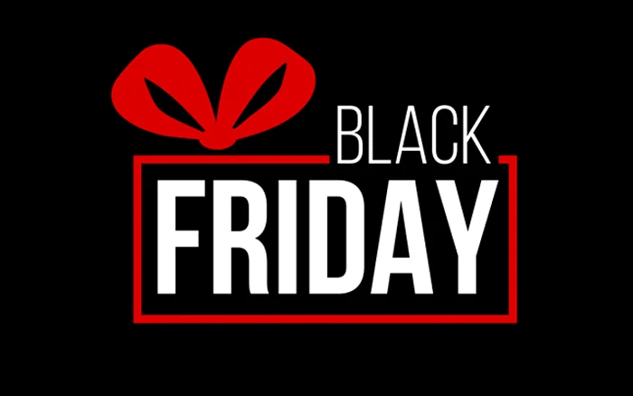 Image of a gift drawn with Black Friday written on it