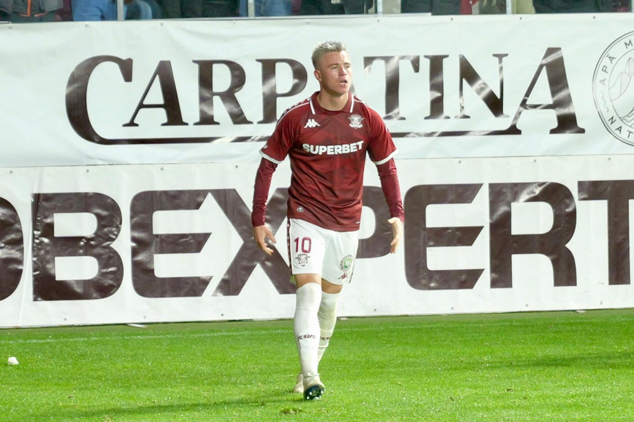 Claudiu Petrila, in Rapid - Csikszereda The player from Rapid who impressed the club's management: