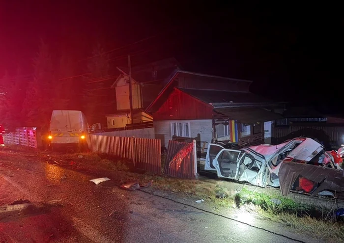 The accident happened in the town of Molid PHOTO obiectivdesuceava.ro