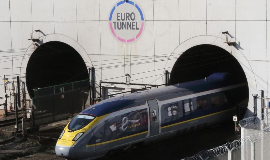 London cut off from Europe. Eurostar is suspending traffic through the tunnel until further notice