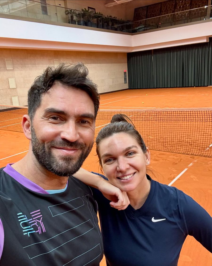 Simona Halep and Horia Tecau, back on the court! The two legendary tennis players are training for Wimbledon 2026