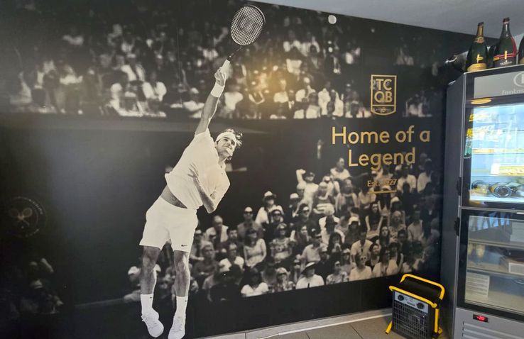 Visiting the tennis club in Basel where Roger Federer grew up / PHOTO: Cezar Titor, Remus Dinu (GSP)