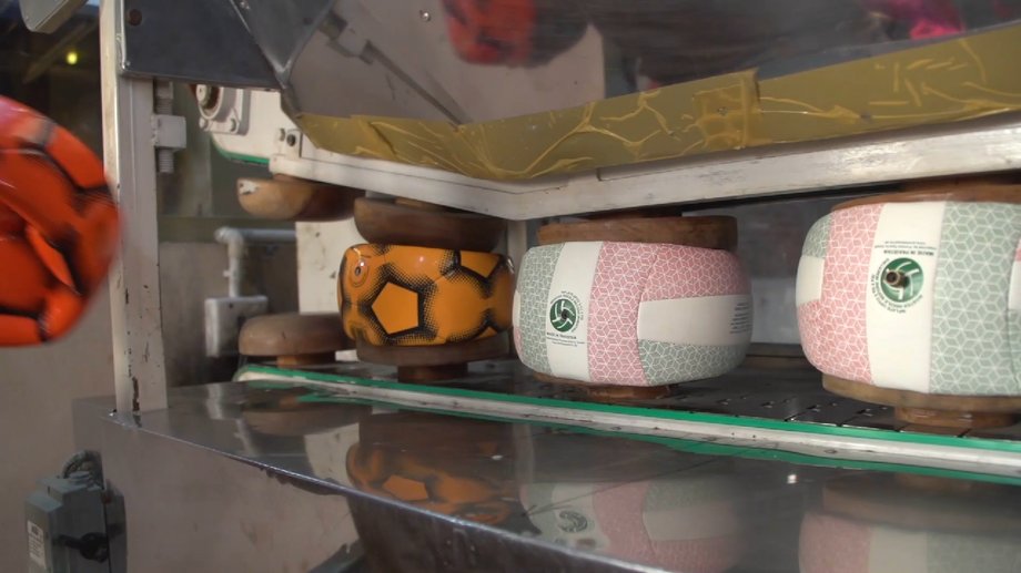 Each ball undergoes rigorous testing