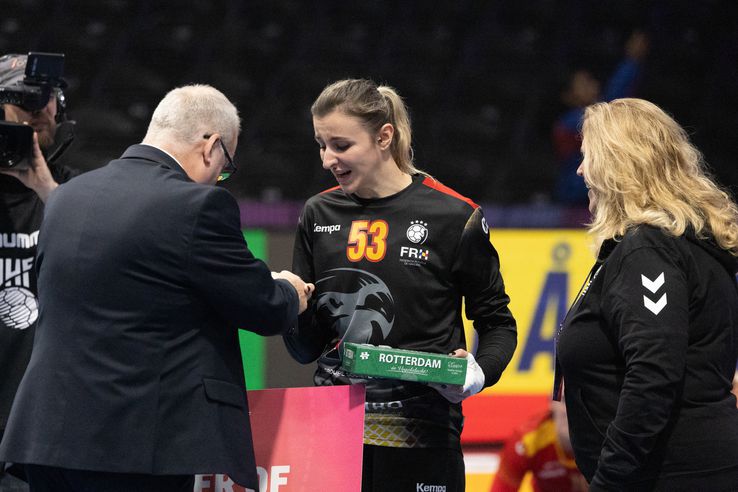 Yuliya Dumanska, in the match Romania - Croatia 33-24 PHOTO: Ionuţ Iordache (GSP)