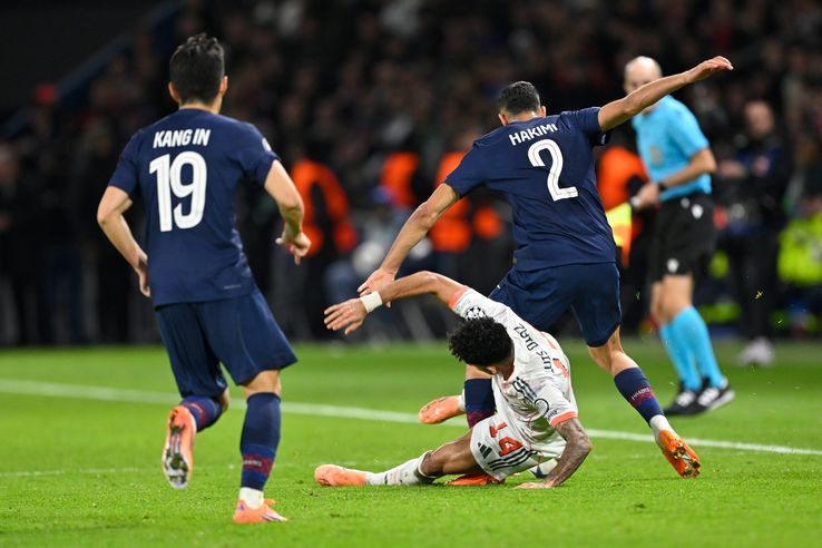 Hakimi and Dembele injured in PSG - Bayern Munich. PHOTO: Imago Images