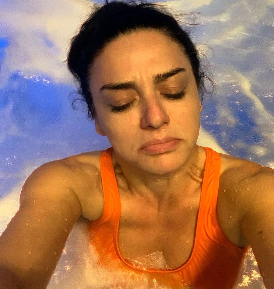 Actress Maria Obretin wants to stay gorgeous, so she goes to the pool every day. Photo: Instagram @obretinmaria The passion of the actress Maria Obretin:
