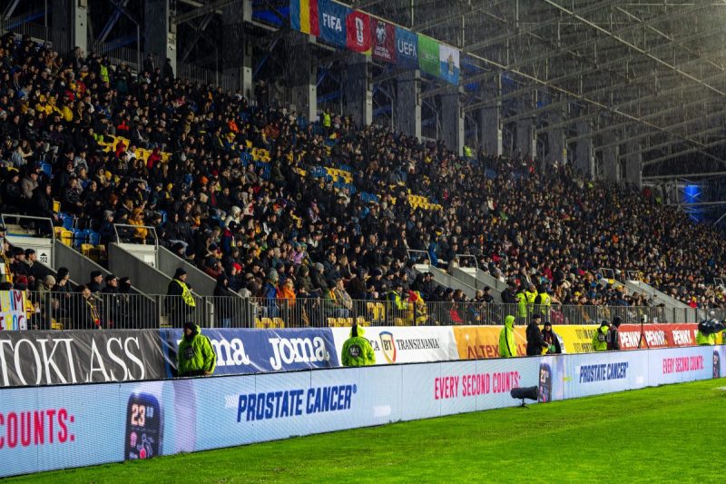 I asked the men at the Romania - San Marino match if they saw the mysterious sponsor in the stadium