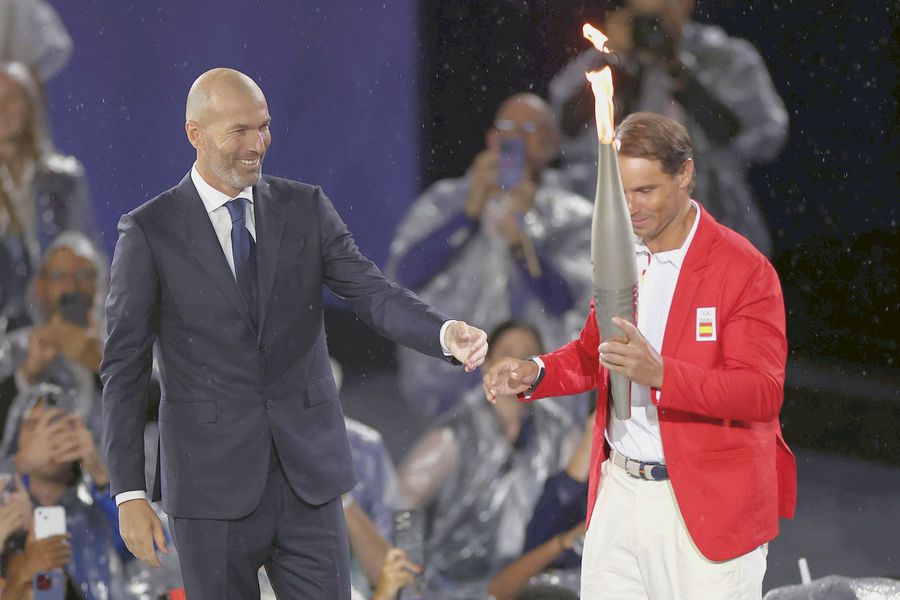 Zinedine Zidane and Rafael Nadal. Photo: Imago Images The passion of the actress Maria Obretin: