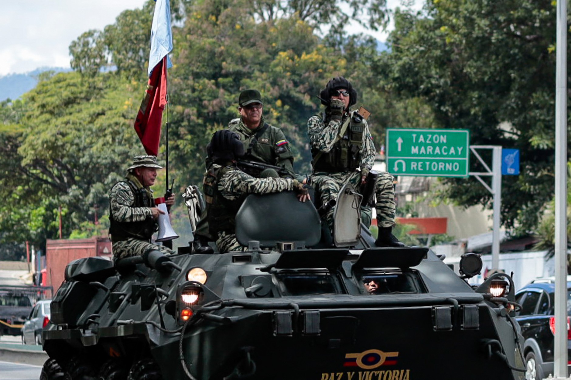 Venezuelan armed forces during military exercises. Caracas, Venezuela September 20, 2025