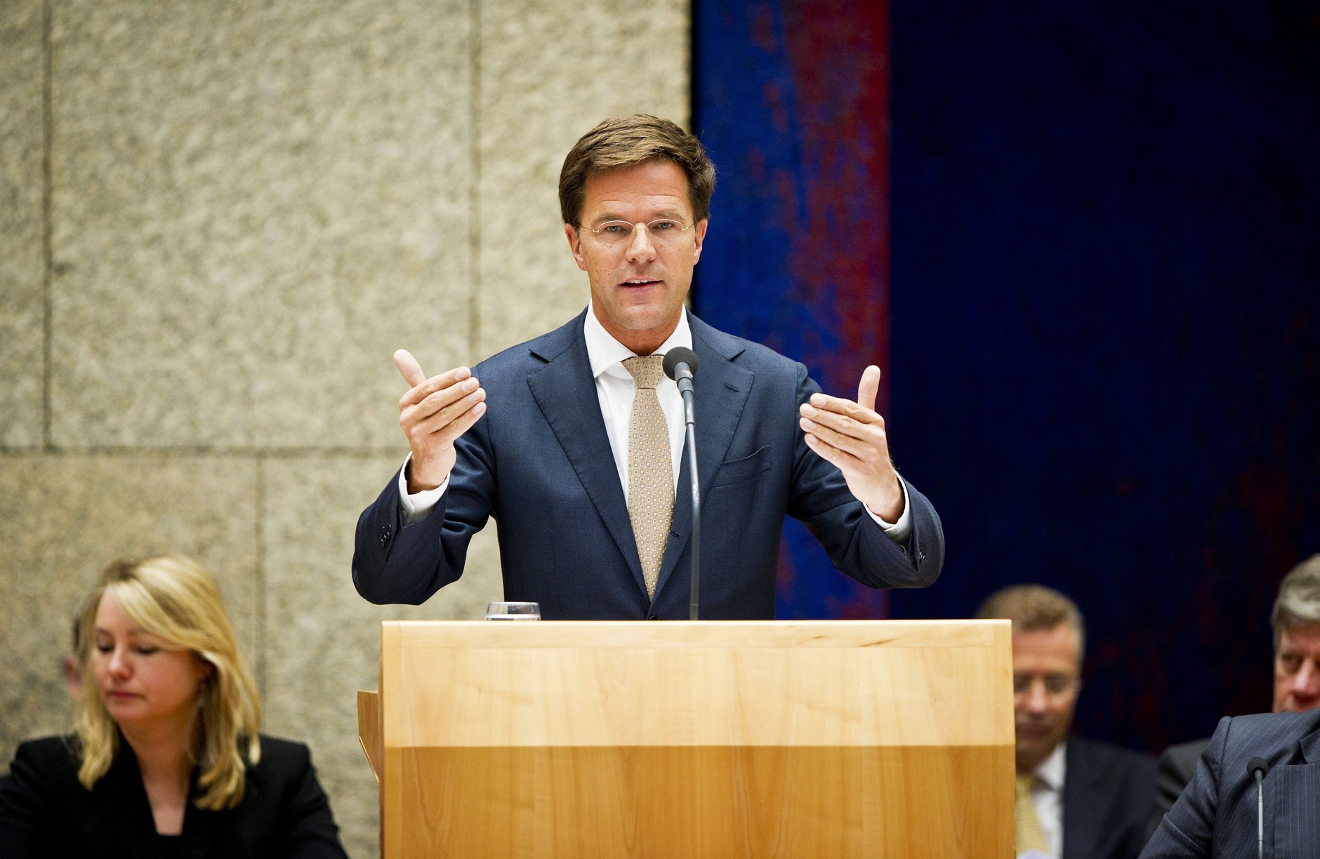 Mark Rutte after taking over as Prime Minister. The Hague, 27 October 2010