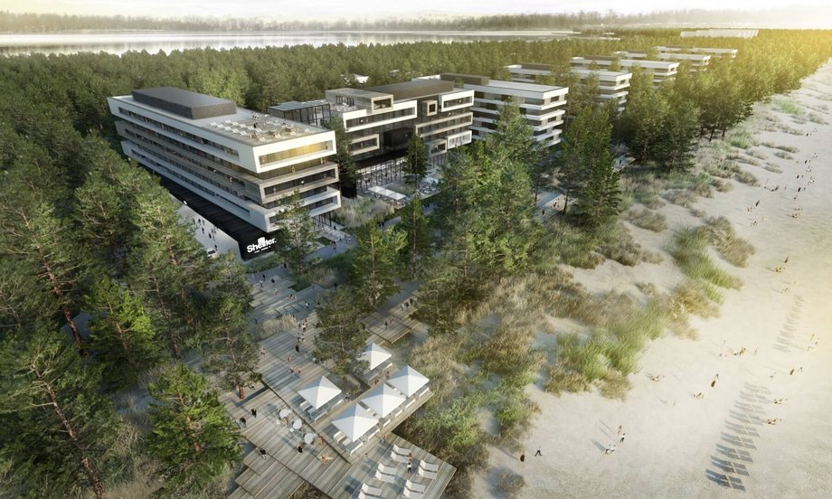 The hotel's design focuses on sustainable development and slow luxury