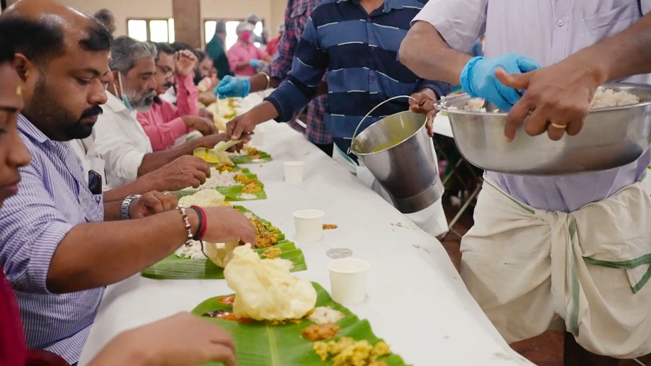 Admission to the Vinayak Onam sadya costs about $3. per person, but you can eat as much as you want