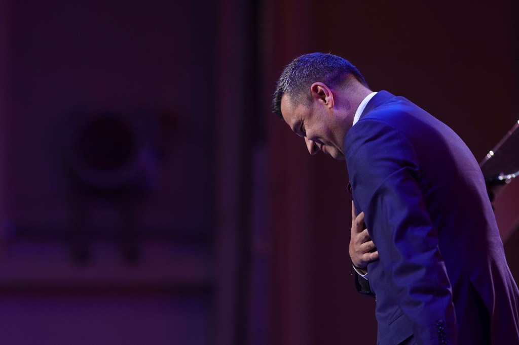 Sorin Grindeanu, at the PSD congress Photo: Inquam Photos / Octav Ganea