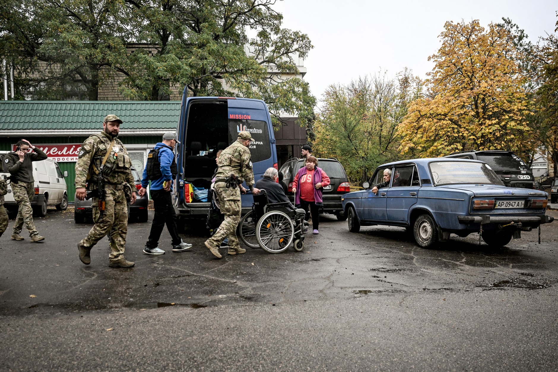Evacuation of Pokrovsk residents, October 10, 2025.