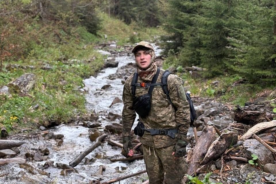 Alex Trykhanov in the Carpathians (private archive of the hero)