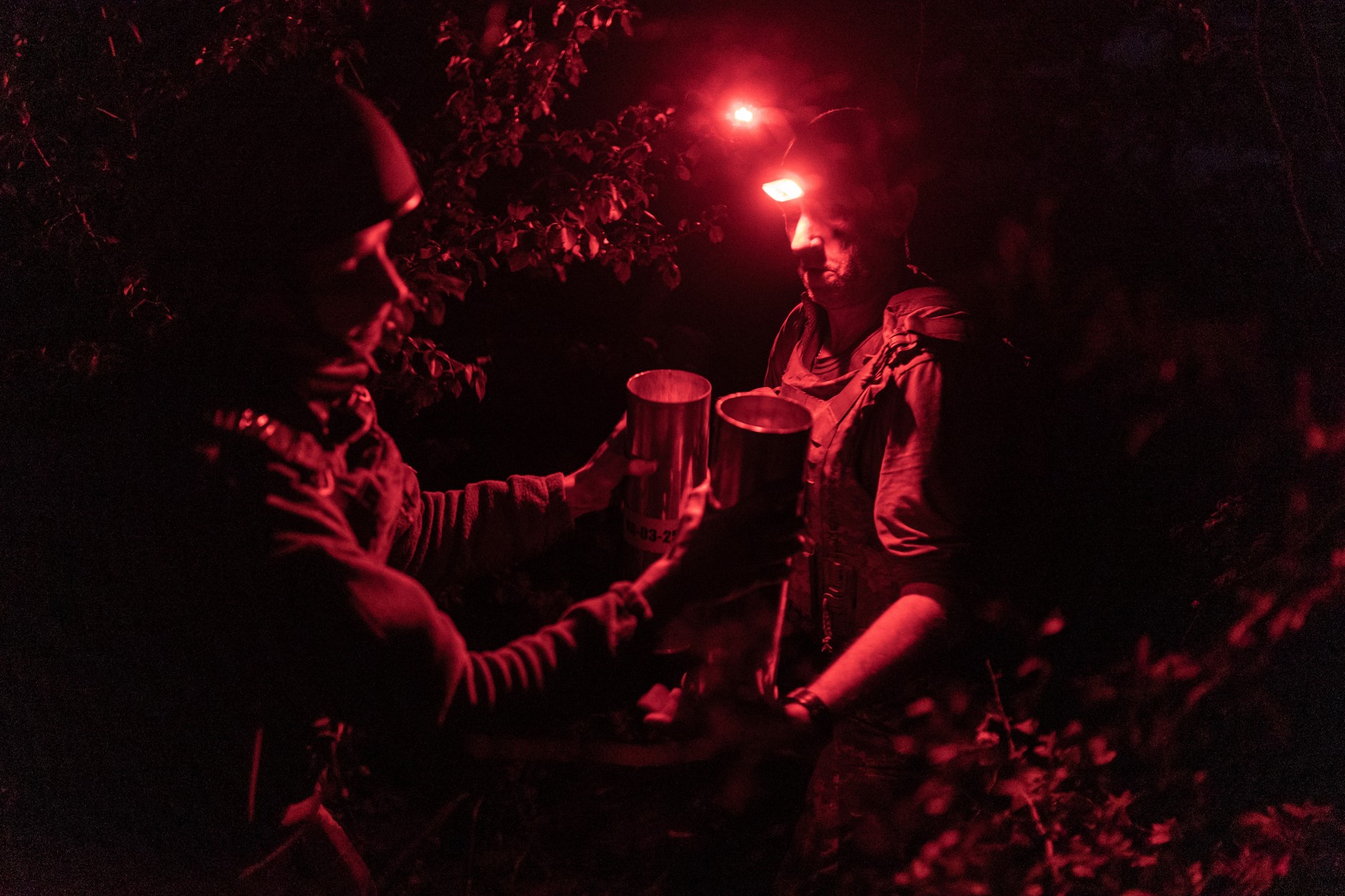 Ukrainian soldiers in the Pokrovsk region, September 11, 2025.