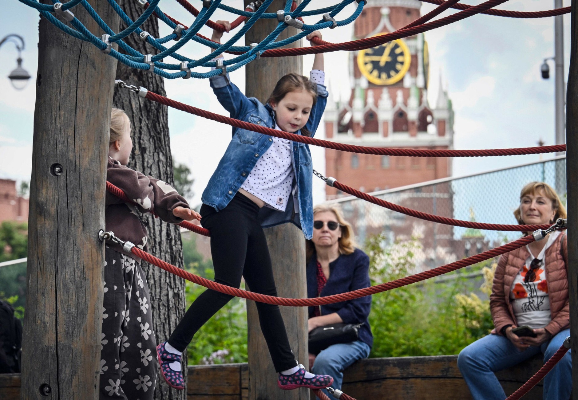 Playground in Moscow, June 2025.