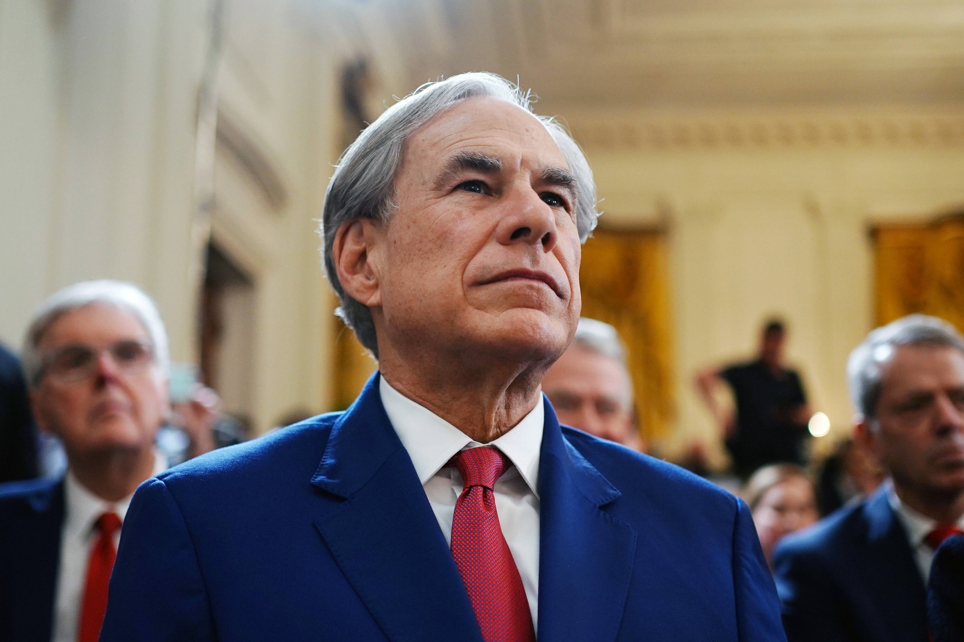 Greg Abbott, Governor of Texas, during his visit to Washington, March 20, 2025.