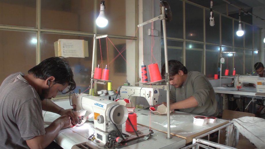 The traditional way of producing footballs is hand sewing, now times have changed