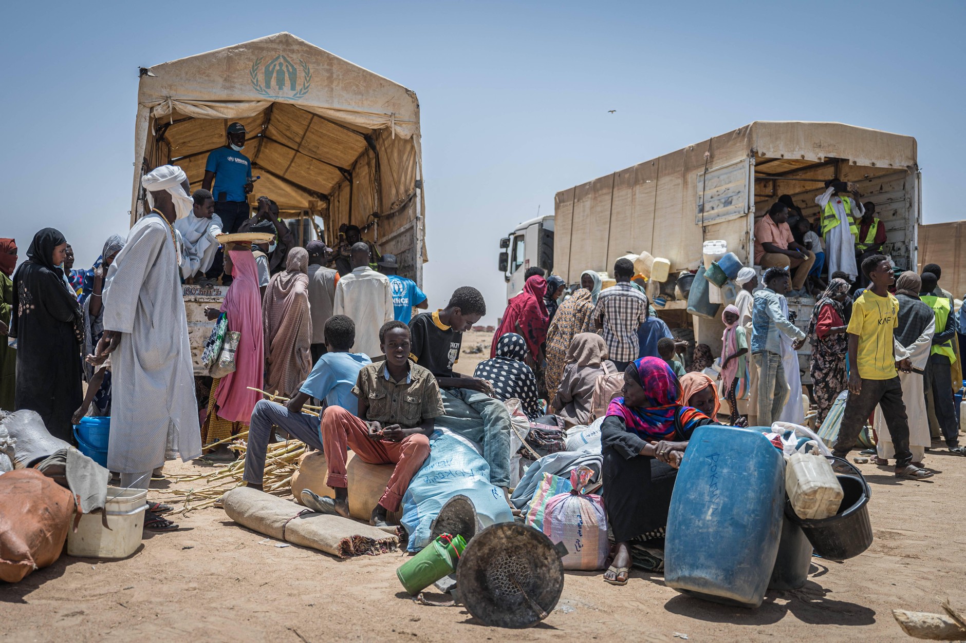 Sudanese refugees in Chad, June 26, 2025.