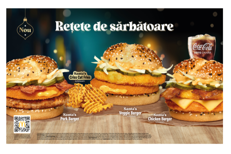 The taste of winter holidays is here: McDonald's launches the new edition of Winter Burgers and Criss Cut Fries