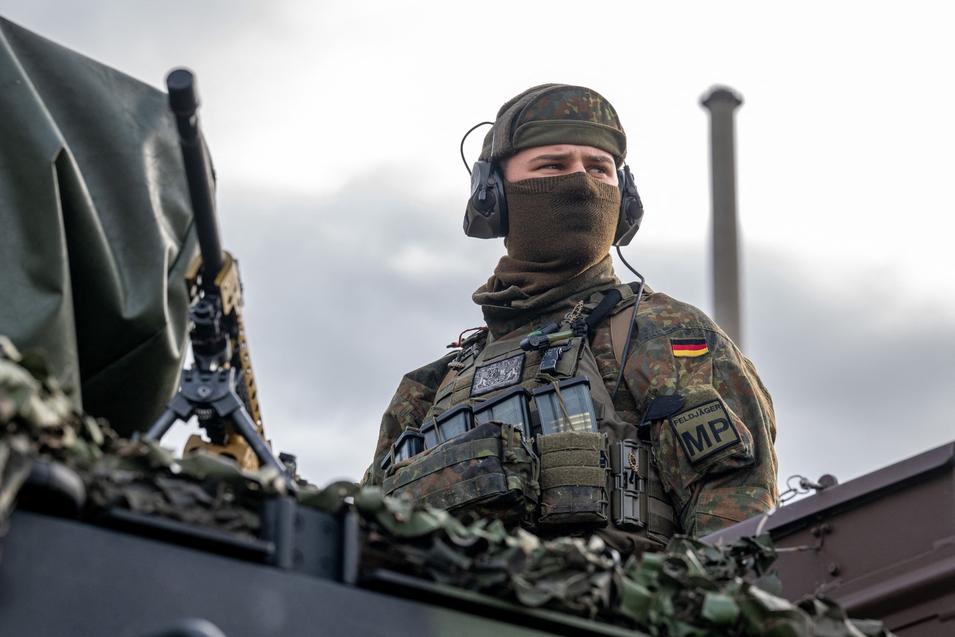 Bundeswehr soldier, Niederaichbach, October 28, 2025.
