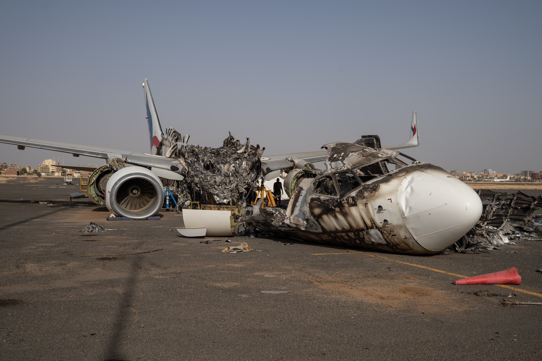 RSF forces on the first day of the war, April 15, 2025, attacked, among others, Khartoum International Airport