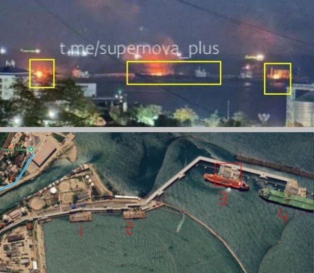 Oil terminal of the Russian giant Rosneft on fire after a Ukrainian strike