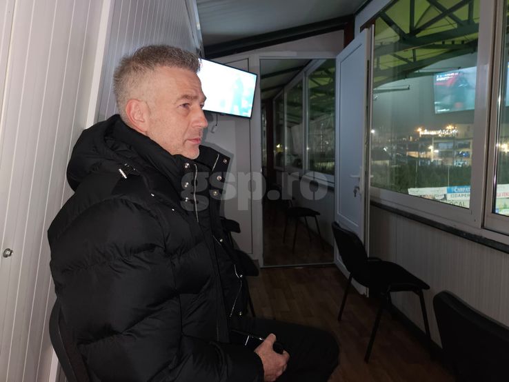 Edi Iordănescu, present at FC Argeș - University of Craiova // PHOTO: Eduard Apostol (GSP.ro)