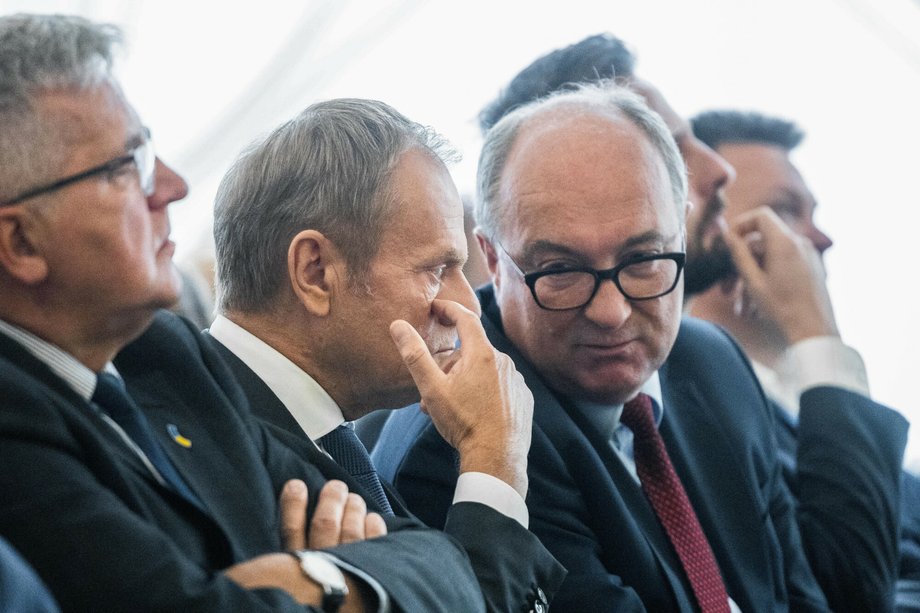 Włodzimierz Czarzasty and Donald Tusk