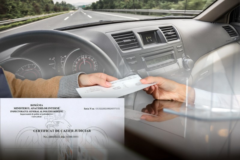 Criminal record certificate. Illustrative image. Collage: Ion Mateș. Photo: Dreamstime, Shutterstock
