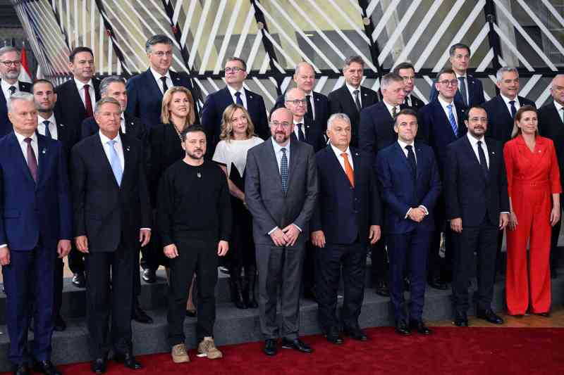 EU leaders met on Monday to discuss the peace plan for Ukraine. Nicusor Dan participates via videoconference