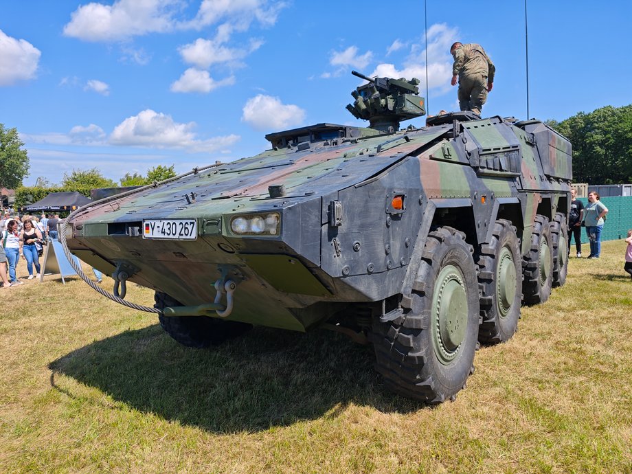 Armored vehicle of the Bundeswehr