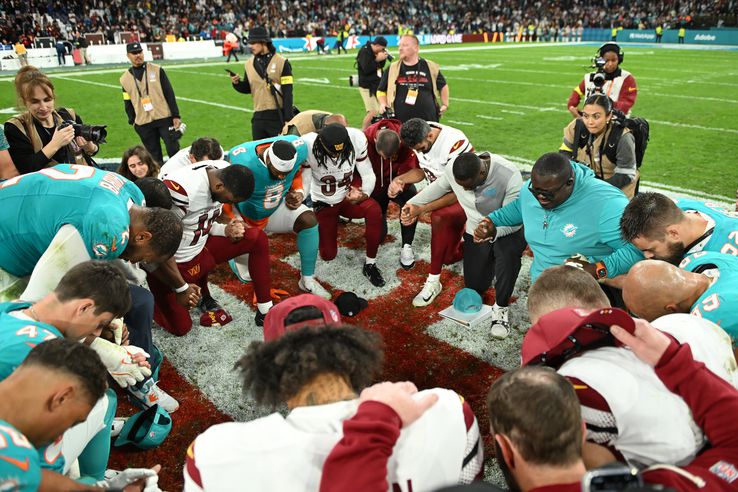 Commanders - Dolphins, spectacular NFL match at Santiago Bernabeu/Photo: Getty Images