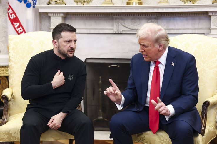 Images from the White House, during the tense Trump-Zelenski meeting / PHOTO: Imago