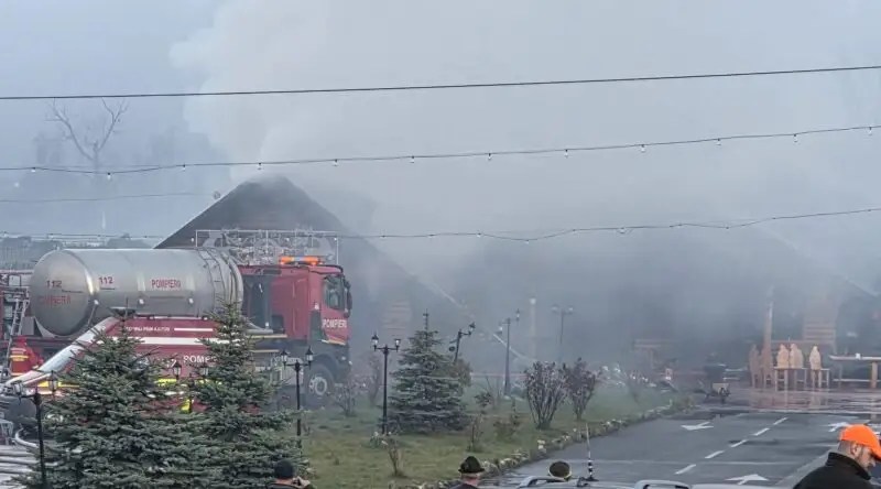 Heavy fire at a guesthouse in Gura Humorului. A 72-year-old woman died