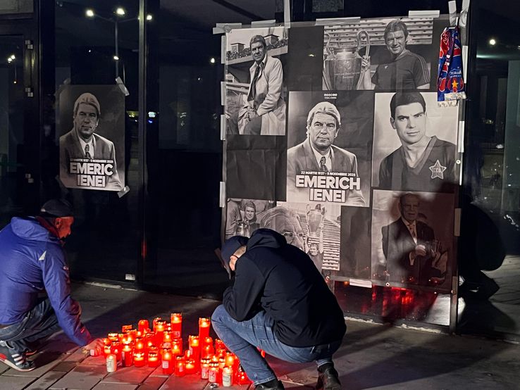 Stella fans gathered in Ghencea to pay tribute to the great Emeric Iena